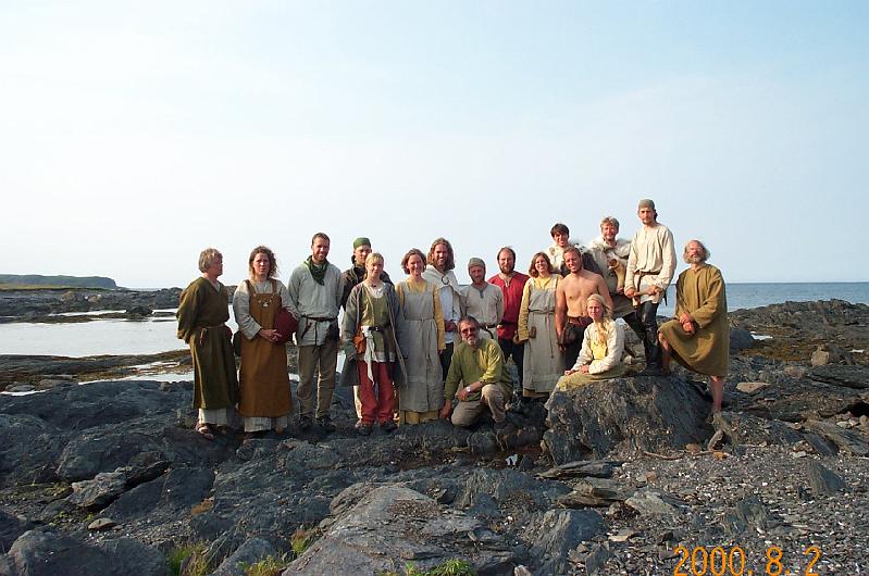 10-Gruppbild05.jpg - Viking Sail 2000 - Deltagarna från Föreningen Viksbåten